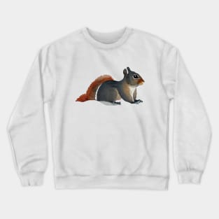 Simple Squirrel in Watercolor Crewneck Sweatshirt